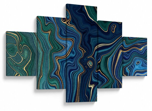 Obraz - Achátový mramor (125x70 cm)