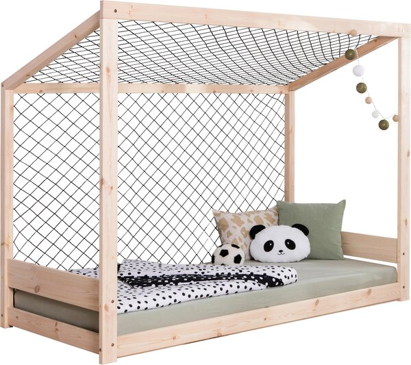 POSTEL S ÚLOŽNÝM PROSTOREM, 90/200 cm, přírodní barvy MID.YOU - Online Only dětské postele, Online Only