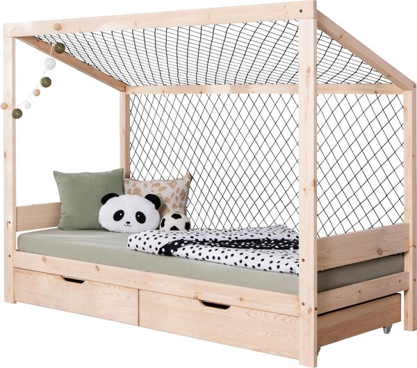 POSTEL S ÚLOŽNÝM PROSTOREM, 90/200 cm, přírodní barvy MID.YOU - Online Only dětské postele, Online Only