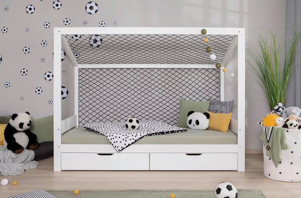 POSTEL S ÚLOŽNÝM PROSTOREM, 90/200 cm, bílá MID.YOU - Online Only dětské postele, Online Only