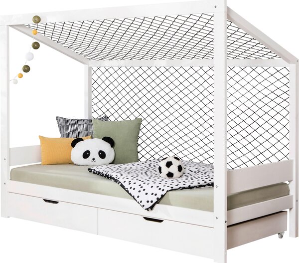 POSTEL S ÚLOŽNÝM PROSTOREM, 90/200 cm, bílá MID.YOU - Online Only dětské postele, Online Only