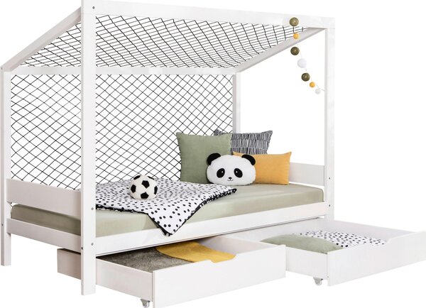POSTEL S ÚLOŽNÝM PROSTOREM, 90/200 cm, bílá MID.YOU - Online Only dětské postele, Online Only