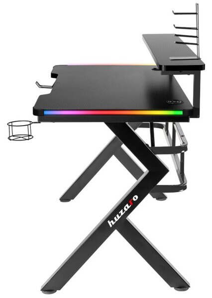 Herní stůl Hero - 5.0 černý RGB