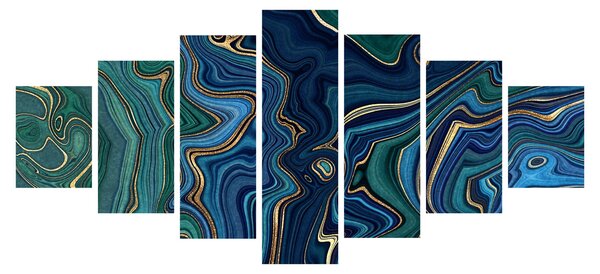 Obraz - Achátový mramor (210x100 cm)