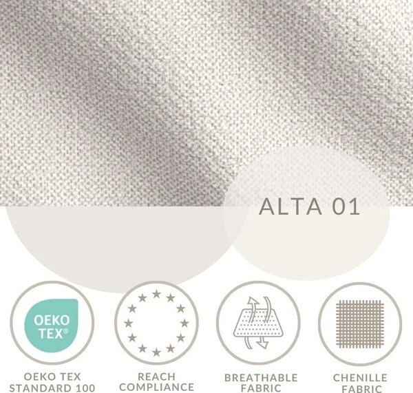 Krémová boxspring postel s úložným prostorem 200x200 cm Blend – Maison de Rêve