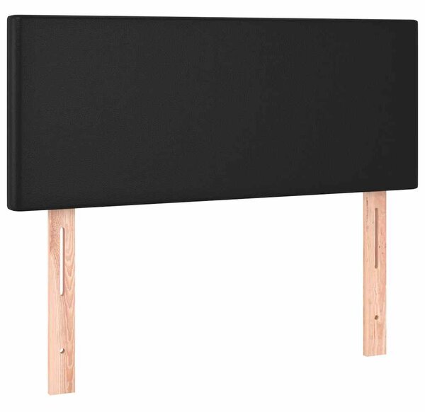 Čelo postele s LED černé 100x5x78/88 cm umělá kůže 3121416