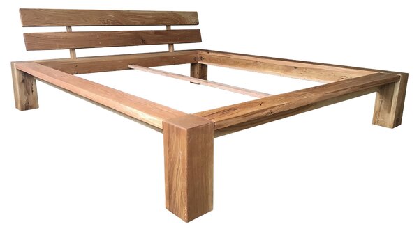 TRÁMOVÁ POSTEL, 180/200 cm, barvy dubu Linea Natura - Manželské postele, Online Only