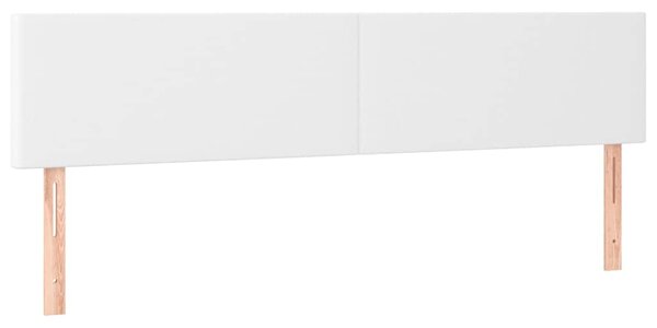 Box spring postel s matrací bílá 160x200 cm umělá kůže 3130668