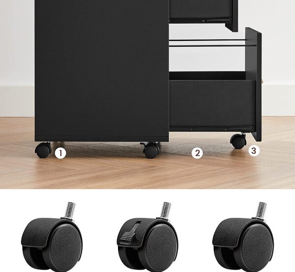 Mobilní skříňka na spisy LCD27BKV1