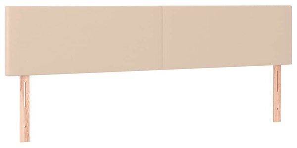 Čelo postele s LED cappuccino 180x5x78/88 cm umělá kůže 3121439