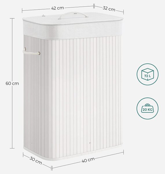 Prádelní koš 72l LCB010W01