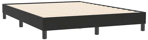 Postel Box Spring bez matrace černá 140x210 cm samet 3315827
