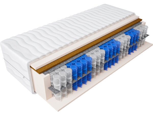 MATZZZ Matrace 80x200 FELIPE pocket kokos