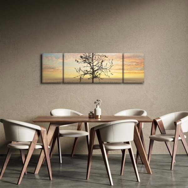 Obraz - Strom na poušti (170x50 cm)