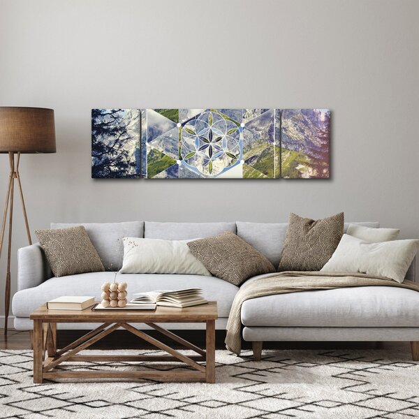 Obraz - Geometrický obrazec (170x50 cm)