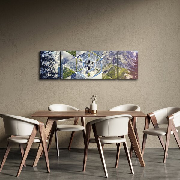 Obraz - Geometrický obrazec (170x50 cm)