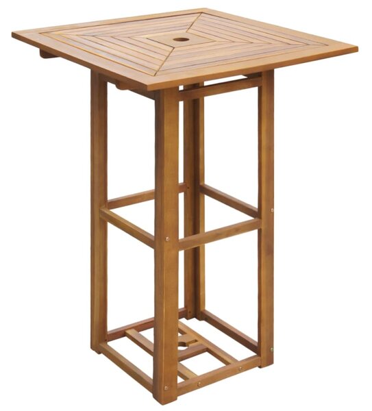 Bistro stolek 75 x 75 x 110 cm masivní akáciové dřevo