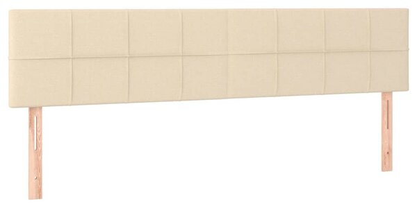 Box spring postel s matrací krémová 160x200 cm textil 3126818