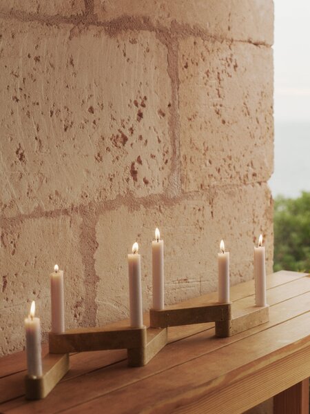 Modulární svícen Newel Travertine