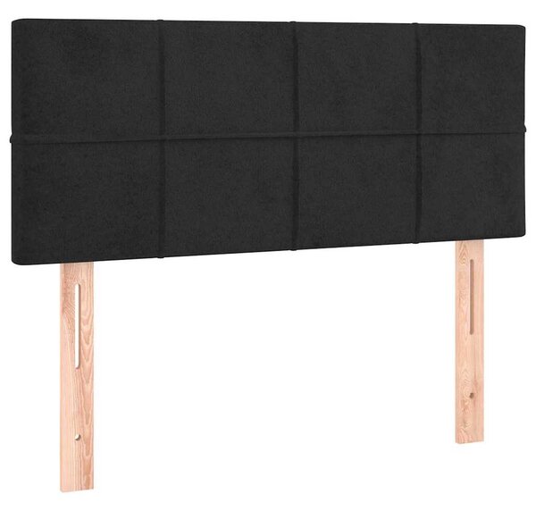 Box spring postel s matrací černá 120 x 190 cm samet 3269839