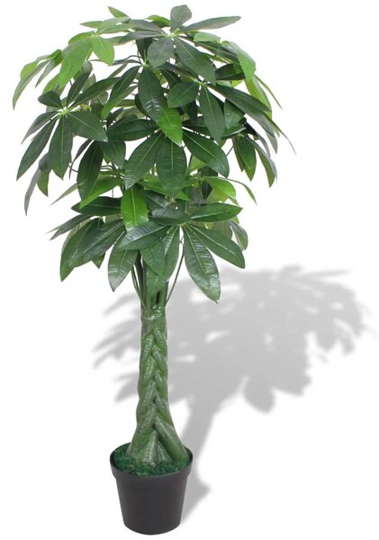 Umělá rostlina pachira s květináčem 145 cm zelená
