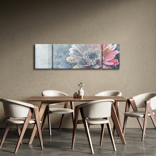 Obraz - Zimní květ (170x50 cm)