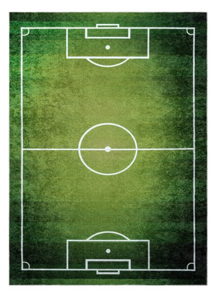 Dětský koberec JUNIOR 51307.803 hřiště / fotbal, zelený