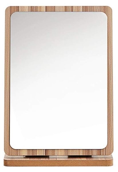 Dřevěné zrcadlo na make-up s držákem