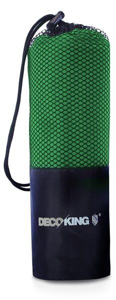 Zelená rychleschnoucí osuška DecoKing EKEA, 40 x 80 cm
