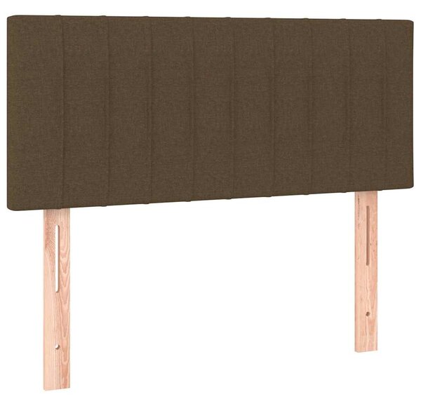 Box spring postel s matrací tmavě hnědá 80x200 cm textil 3129828