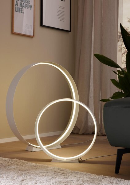 STOLNÍ LED LAMPA, dálkový ovladač, 45/45 cm Musterring - LED stolní lampy