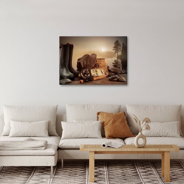 Obraz - Rybářské zátiší (70x50 cm)
