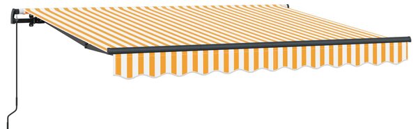 Stahovací markýza Žlutá 250 x 200 cm textil