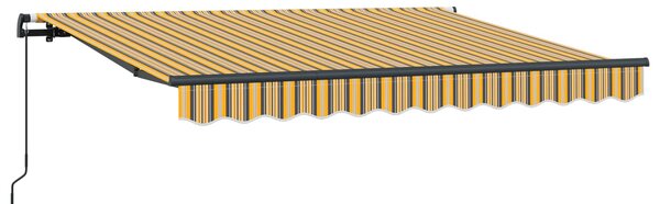 Stahovací markýza Žlutá 300 x 200 cm textil