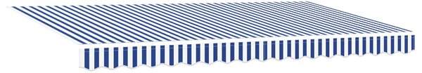 Stahovací markýza Modrá 350 x 200 cm textil
