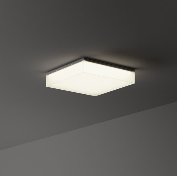Ideal Lux Venkovní stropní LED svítidlo SNOW, 18W, 25x25 cm, CRI90, IP65, 3000K Barva: Bílá, Teplota světla: 3000K