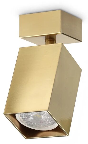 Ideal Lux Stropní svítidlo DYNAMITE AP1 Square š. 5,7 cm, 1xGU10, 28W Barva: Zlatá