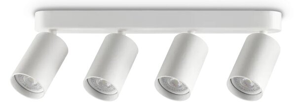 Ideal Lux Stropní či nástěnné svítidlo DYNAMITE PL4 Round d.38,5 cm, 4xGU10, 112W Barva: Černá