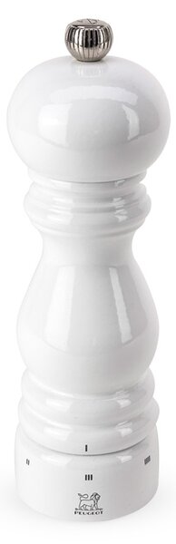 Mlýnek na pepř Peugeot Paris, 18 cm, bílý lesklý – ruční mletí celého pepře 27803