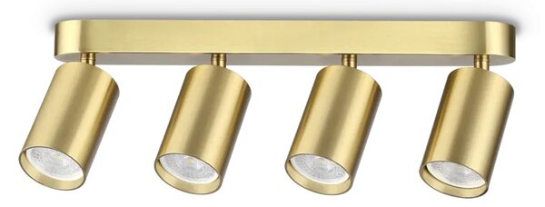 Ideal Lux Stropní či nástěnné svítidlo DYNAMITE PL4 Round d.38,5 cm, 4xGU10, 112W Barva: Černá