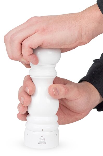 Mlýnek na pepř Peugeot Paris, 18 cm, bílý lesklý – ruční mletí celého pepře 27803