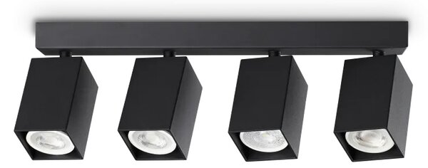 Ideal Lux Stropní či nástěnné svítidlo DYNAMITE PL4 Square d.38,5 cm, 4xGU10, 112W Barva: Bílá