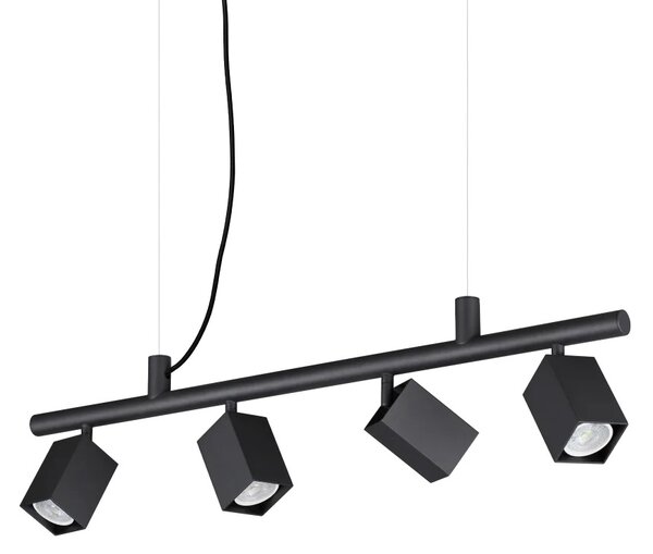 Ideal Lux Závěsné svítidlo DYNAMITE Square SP4, d. 76 cm, 4xGU10, 4x28W Barva: Zlatá