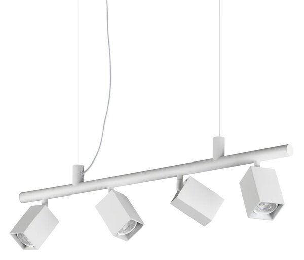 Ideal Lux Závěsné svítidlo DYNAMITE Square SP4, d. 76 cm, 4xGU10, 4x28W Barva: Zlatá