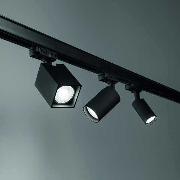 Ideal Lux Lištové svítidlo DYNAMITE tr 3-phase mini Round ø 4 cm, 1xGU10, 28W Barva: Černá