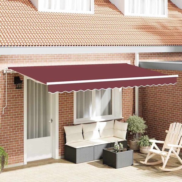 Stahovací markýza Vínová 350 x 200 cm textil
