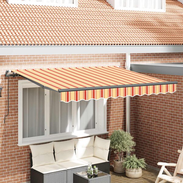 Stahovací markýza Žlutá 350 x 200 cm textil