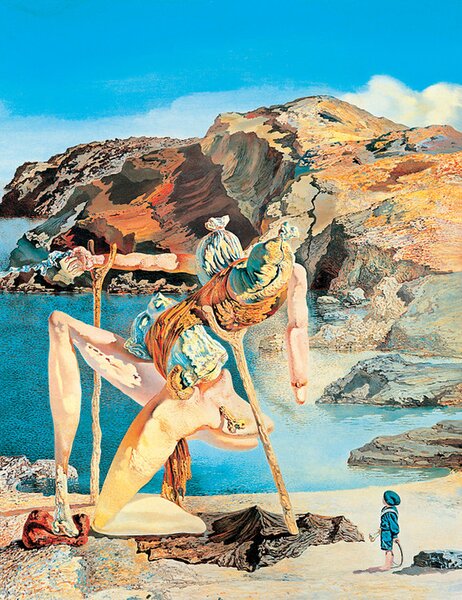 Umělecký tisk Le spectre des sex appeal, Salvador Dalí, (50 x 70 cm)