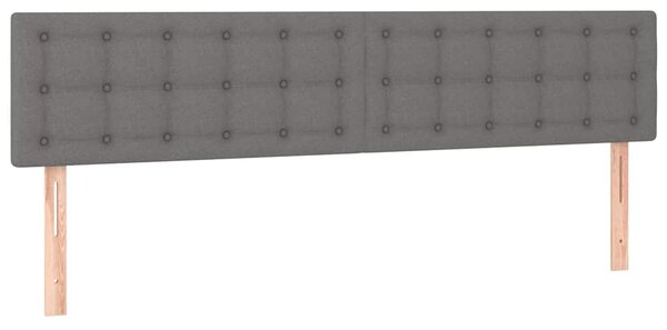 Box spring postel s matrací tmavě šedá 160x200 cm textil 3126574
