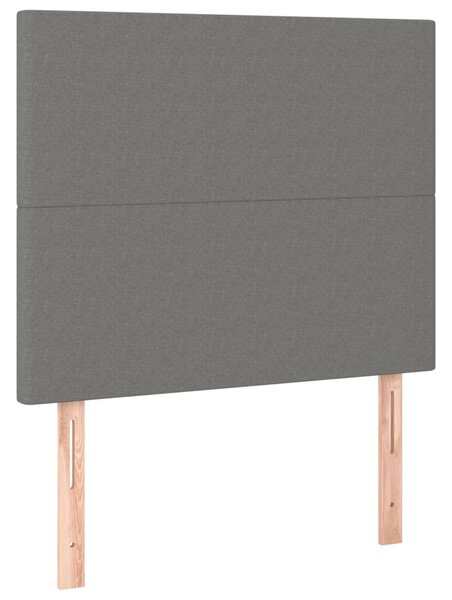 Box spring postel s matrací tmavě šedá 120x200 cm textil 3136422